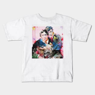 OSCAR WILDE and LORD ALFRED DOUGLAS watercolor portrait.1 Kids T-Shirt